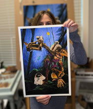 Load image into Gallery viewer, *PRE ORDER* 12x18" SIGNED Fine Art Giclée Print - "That's Our Dino!"