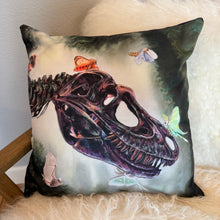 Load image into Gallery viewer, “Cretaceous Grin” Throw Pillow