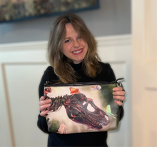 Load image into Gallery viewer, “Cretaceous Grin” Crossbody bag