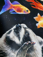 Load image into Gallery viewer, "Raccoon Dreams" Tote bag