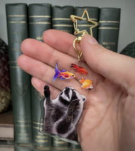 Load image into Gallery viewer, "Raccoon Dreams" - KEYCHAIN