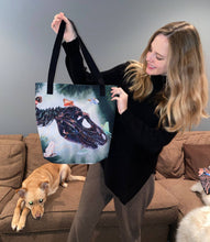 Load image into Gallery viewer, "Cretaceous Grin" Tote bag