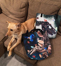 Load image into Gallery viewer, "Cretaceous Grin" Tote bag