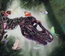 Load image into Gallery viewer, ORIGINAL Pastel Drawing - "Cretaceous Grin"