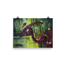Load image into Gallery viewer, “The Undisturbed Ornithopod” Poster