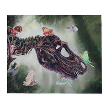 Load image into Gallery viewer, "Cretaceous Grin" Throw Blanket
