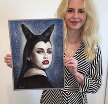 Load image into Gallery viewer, ORIGINAL Pastel Drawing - "Vampira"