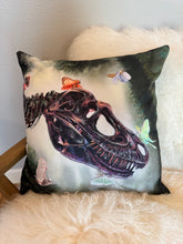 Load image into Gallery viewer, “Cretaceous Grin” Throw Pillow
