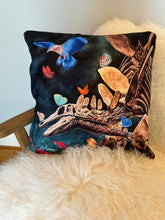 Load image into Gallery viewer, “Stegosaurus Paradise” Throw Pillow
