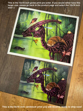 Load image into Gallery viewer, 8x10&quot; SIGNED PRINT - &quot;The Undisturbed Ornithopod&quot;
