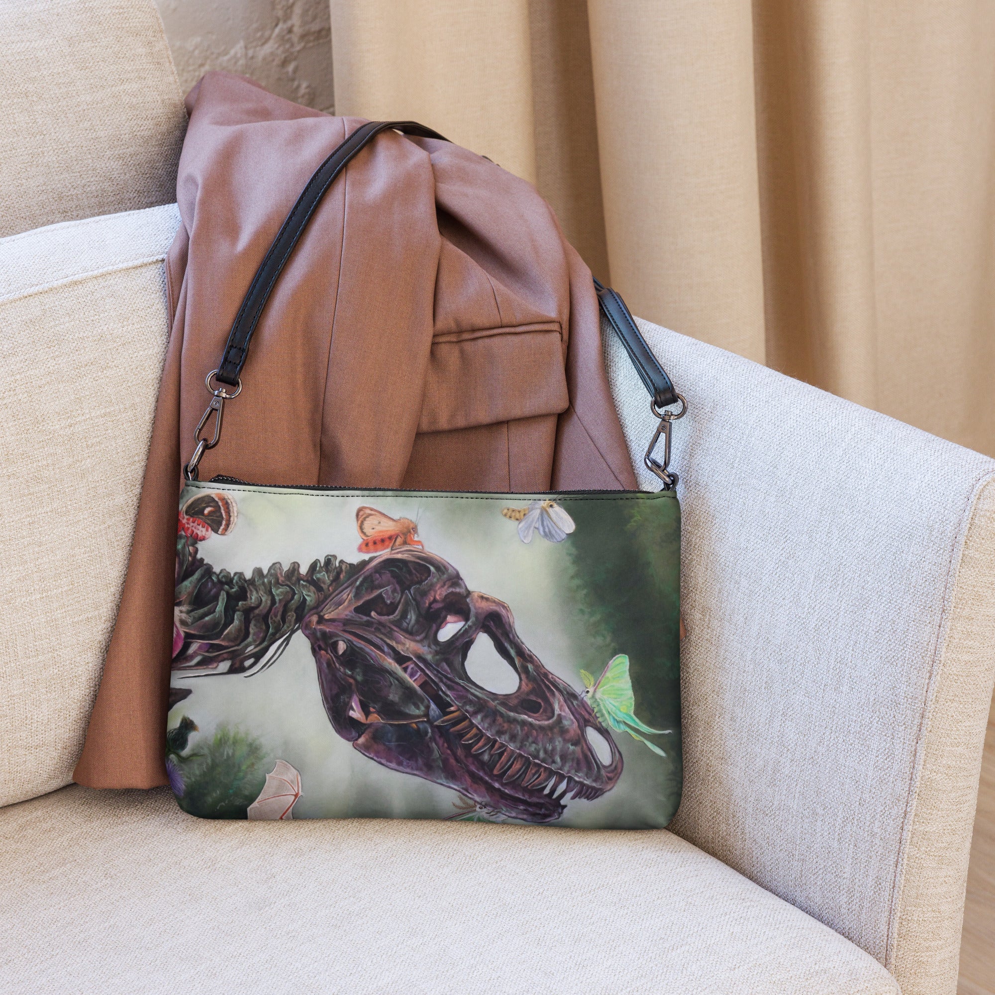 Cretaceous Grin” Crossbody bag – Ashley Art Anderson
