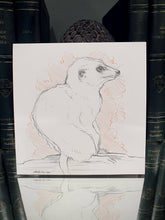 Load image into Gallery viewer, ORIGINAL Graphite Sketch - Meerkat
